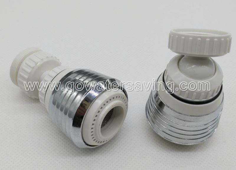 2 function swivelling kitchen aerator